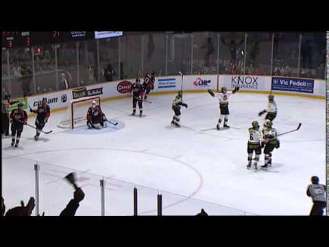 Brazeau 1st OHL Goal