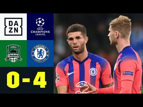 Werner und Pulisic schießen Krasnodar ab: Krasnodar - Chelsea 0:4 | UEFA Champions League | DAZN