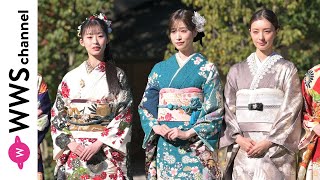 髙橋ひかる・井本彩花・宮本茉由、艶やかな着物姿で2025年の目標を語る「いろんなことにチャレンジしてお仕事に反映させたい！」＜オスカープロモーション2025年新春晴れ着撮影会＞