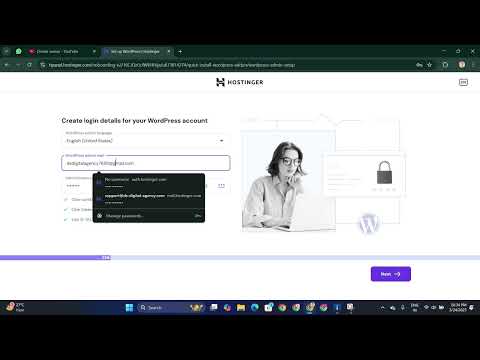 #hosting and #subdomain to install wordpress