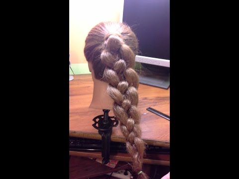 Fryzury Pazury - Warkocz z 4 pasm