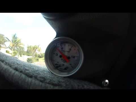 Fuel pressure gauge with a Carter HP4600 lift pump