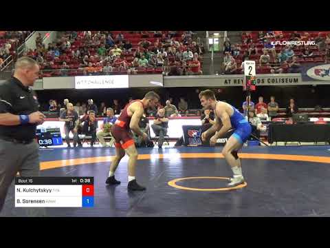 70 Kg Quarterfinal Nazar Kulchytskyy Titan Mercury Wrestling Club TMWC Vs Brandon Sorensen Hawkeye