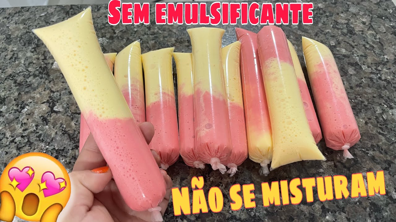 GELADINHO SUPER CREMOSO DE TANG FAÇA E VENDA!!! DOIS SABORES
