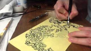 Dubsteb Doodling with Lamy Safari - deadmau5 Raise Your Wea