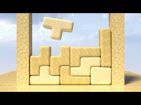 Minecraft Softbody Tetris Desert Edition