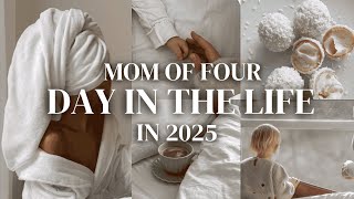 My REAL Morning To Night Routine With A Baby and Toddler! Mom of four // slow living 🤍🕊️