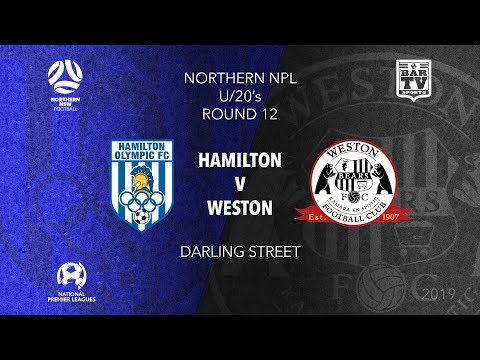 2019 NPL Northern NSW u20s - Round 12 Catch up - Hamilton Olympic v Weston Workers Bears