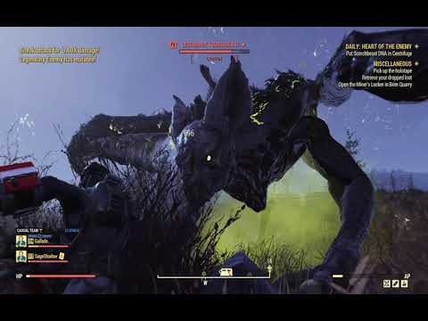 Fallout 76 PTS: August 23rd version unarmed vs 1 star SB