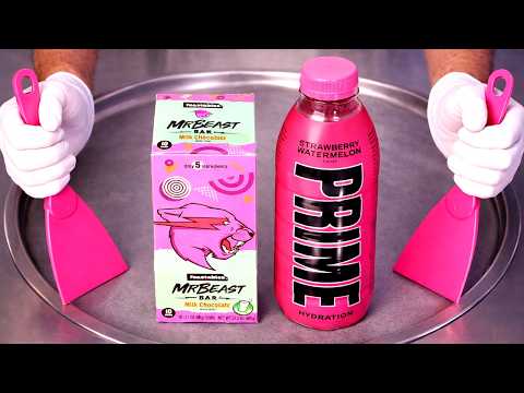 Feastables + Prime = Ice Cream Rolls (ASMR)