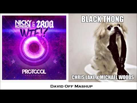 Nicky Romero, ZRQQ vs Michael Woods, Chris Lake - WTF!? Black Thong (David Off Mashup)