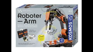 Kosmos Roboter Arm Test und Unboxing = KSR10 VELLEMAN ROBOTIC ARM