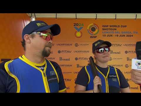 Interview Team Sweden - Bronze medallists - Skeet Mixed Team Lonato (ITA) ISSF WC'24