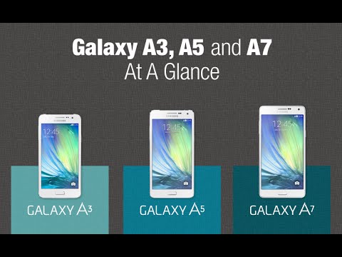 Samsung Galaxy A7 vs A5 vs A3 (2016): specs comparison