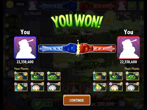 (Over 22.3M) PvZ 2 Arena - Bamboo Spartan Vs. Zomboss - Week 287 - High Mastery Jade League Strategy