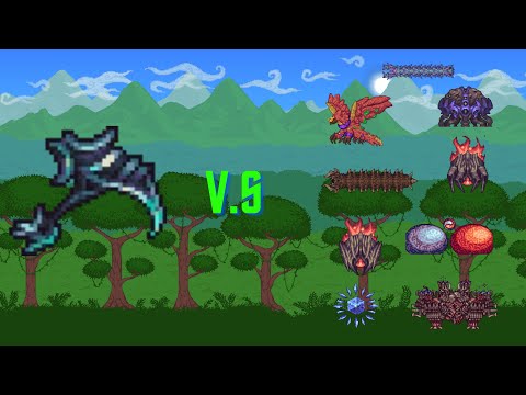 Nanoblack Reaper V.S Calamity bosses!