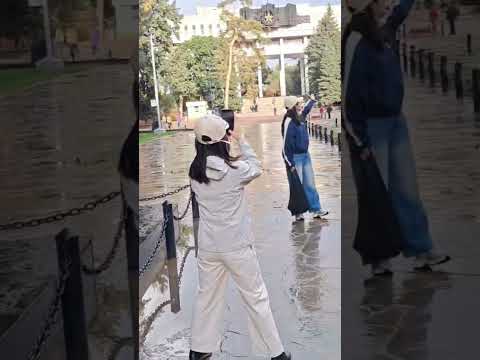 Panfilov Park - the war memorial park, Almaty, Kazakhstan.