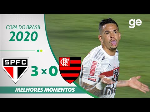 SÃO PAULO 3 X 0 FLAMENGO | MELHORES MOMENTOS | QUARTAS DE FINAL DA COPA DO BRASIL 2020 | ge.globo