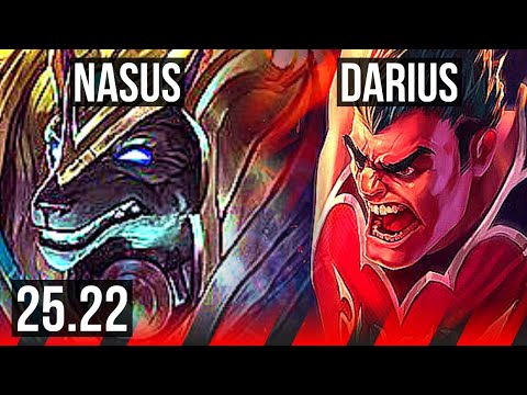 NASUS vs DARIUS (TOP) | Dominating | EUW Diamond | 25.22