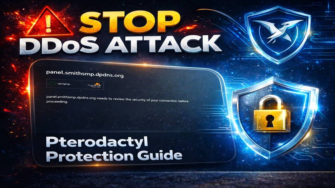 How To Setup DDoS Protection In Pterodactyl Panel 🔥 Full Guide 2026