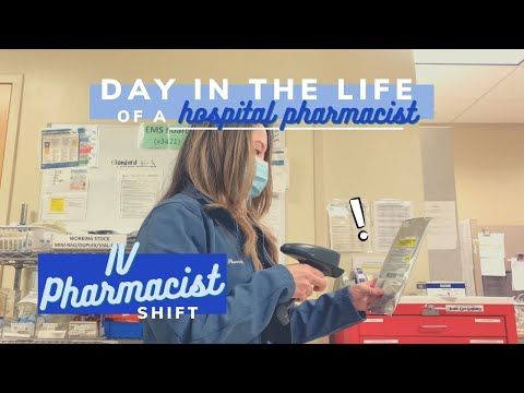 A FULL day in the life of a hospital pharmacist | IV Central Shift