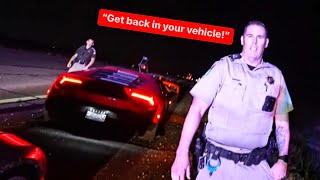 POLICE OFFICER PULLS OVER LAMBORGHINIS AND SERIOUSLY REGRETS IT!