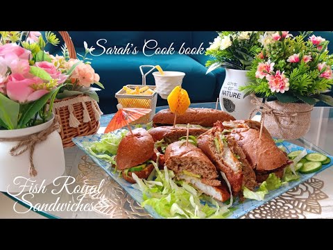 Fish Royal Sandwiches | Winter Special healthy recipe | Fish sandwich in brown buns