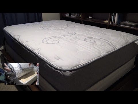 HSN South Street Loft 11" Midnight Cool Hybrid Mattress Set Up, Review & Update! Blooms Like Magic!
