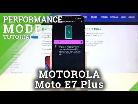 How to Activate High Performance Mode in MOTOROLA Moto E7 Plus – Make Device More Efficient