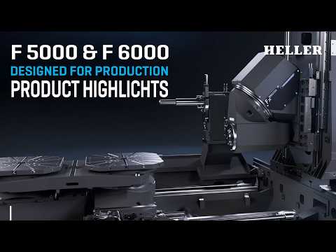 HELLER  5-Axis Machining Centres F 5000 & F 6000 – Designed for Production – Product Highlights