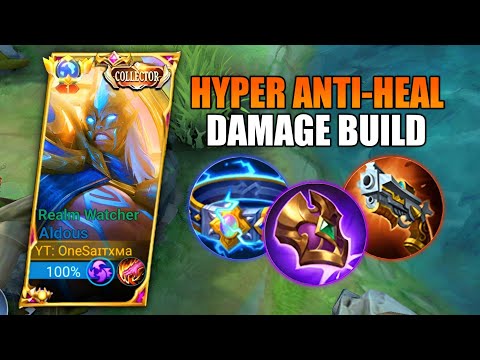 ALDOUS COUNTER ANTI-HEAL DAMAGE BUILD🔥 | ALDOUS BEST BUILD 2023