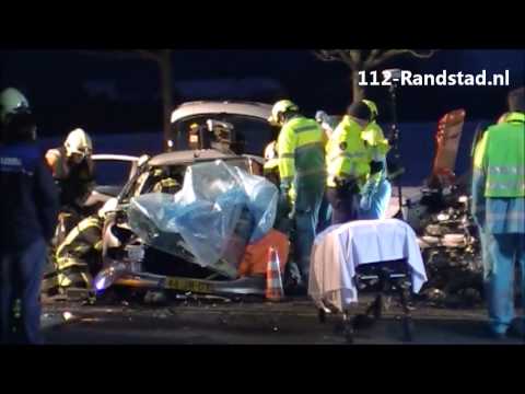 Twee traumaheli's bij ernstig ongeval met vier zwaar gewonden in Houten