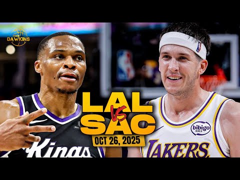 Los Angeles Lakers vs Sacramento Kings Full Game Highlights | Oct 26, 2025 | FreeDawkins