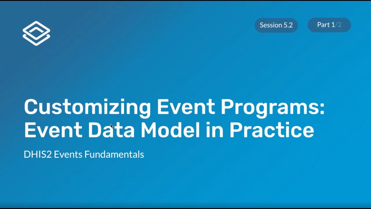 Module 5: Subsection 2 - Event Data Model in Practice Presentation [Part 1 of 2]