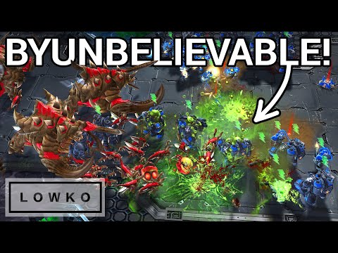 StarCraft 2: ByuN's RIDICULOUS Unit Control!