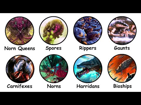 Every Tyranid Bioform Explained In 27 Minutes
