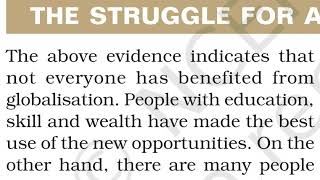 The Struggle for a fair Globalisation |Economic|Class 10|Chapter 4|