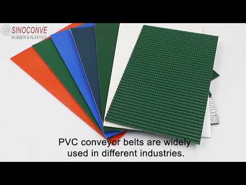 SINOCONVE PVC Conveyor Belt Application Introduction