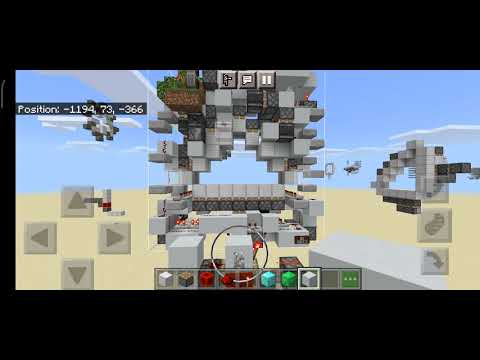 Fastest 4 High Triangle Door with voidredstone | MCBE