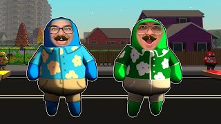 VIRAMOS BONECOS FEIJÕES BIGODUDOS!!! (SUPER TOTALLY ULTIMATE DAD SHOWDOWN)