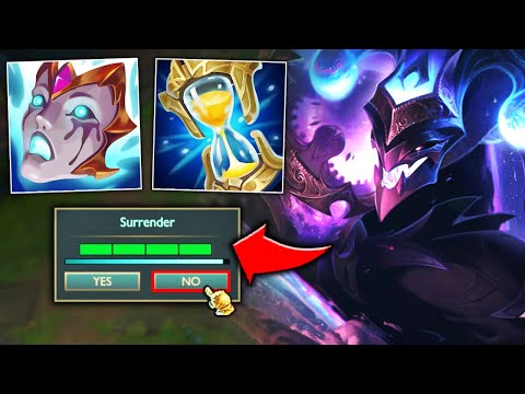 My whole team wanted to FF at 15... but my Shaco is too clean so I carried them