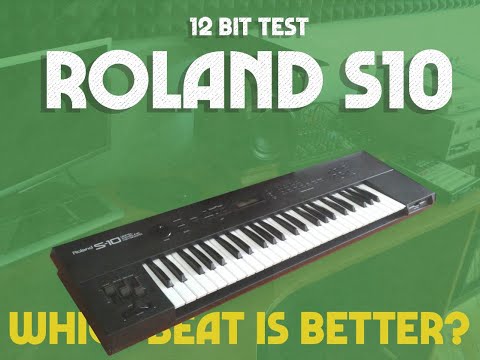 Vintage sampler Roland S-10 (12 bit test) | 1 or 2?