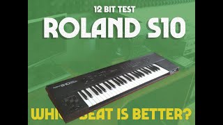 Video thumbnail for Vintage sampler Roland S-10 (12 bit test) | 1 or 2? by Nuttkase Beatz