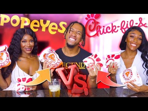 Popeyes Chicken Sandwich Vs. Chick-fil-A | WHICH IS BETTER 🚫🧢