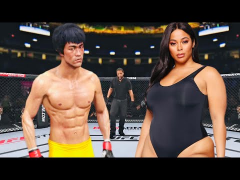 PS5 | Bruce Lee vs. Golden Girl Tabria  (EA Sports UFC 4) 🥊