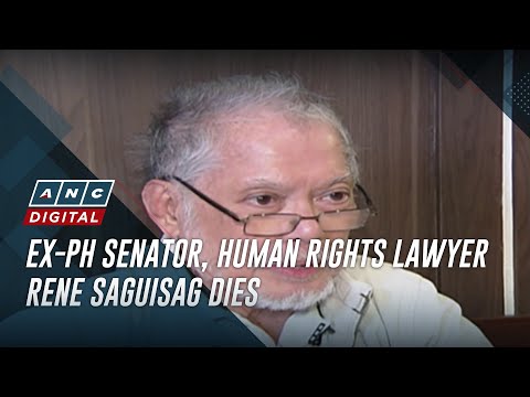 Ex-PH senator, human rights lawyer Rene Saguisag dies ANC