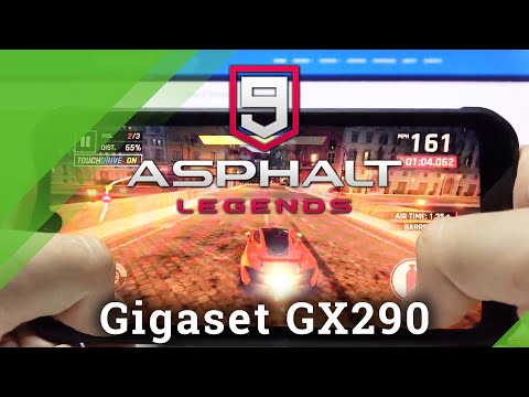 Asphalt 9 Gaming Process on Gigaset GX290 - Phone Performance