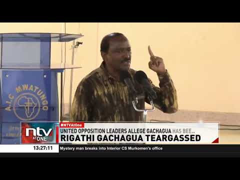 Opposition leaders claim DCP Party Leader Rigathi Gachagua has been abducted; call for his release