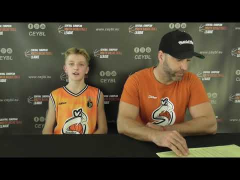 CEYBL U14 - Press conference, 28.10.2022, Thuringia Select Team - ŠBK Handlová