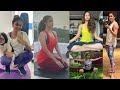 Keerthy Suresh Hot Workout Video Actress Keerthy Suresh Doing Yoga Practice At Home Fitness